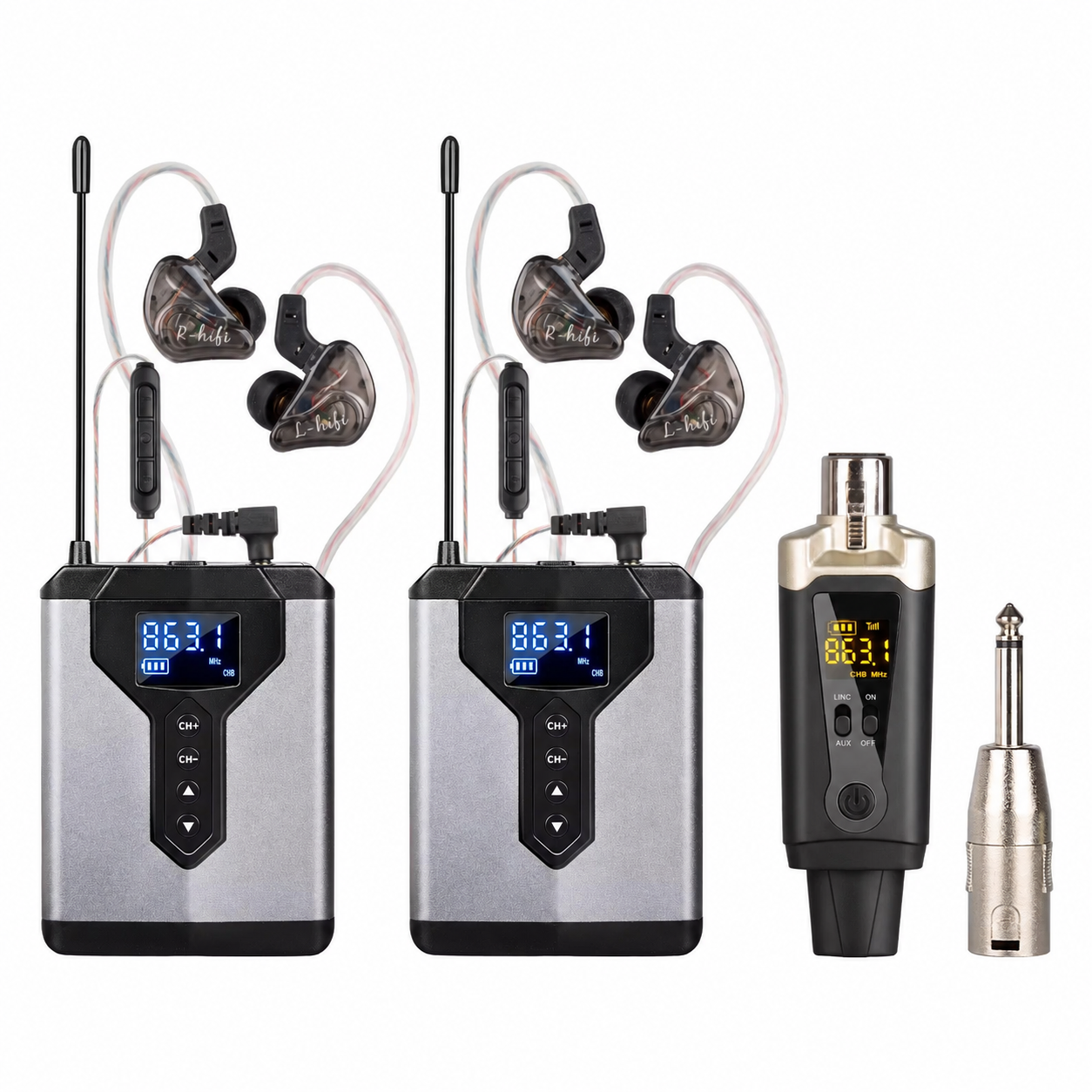 Biner Stage Wireless IEM System - Dual Reciever